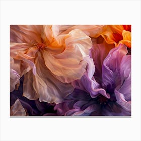 Abstract Flowers 2 Canvas Print