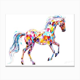 Rarity Crystal Pony - Crystal Horse Canvas Print
