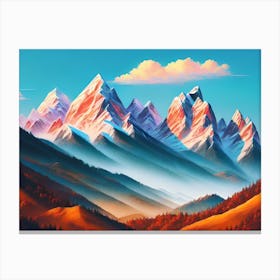 Mountains 4 Canvas Print