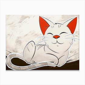 Kawaii Cat Canvas Print