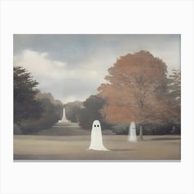 Ghosts In The Park Canvas Print