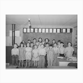 Untitled Photo, Possibly Related To Schoolchildren At The Fsa (Farm Security Administration) Farm Workers Canvas Print