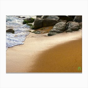 Tossa de Mar Beach 20191011 39pub Canvas Print