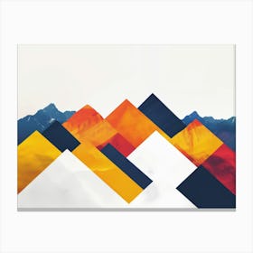 Abstract Mountains 2 Canvas Print