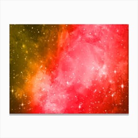 Sunset 2 Galaxy Space Background Canvas Print