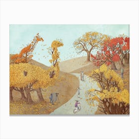 Autumn Park Canvas Print