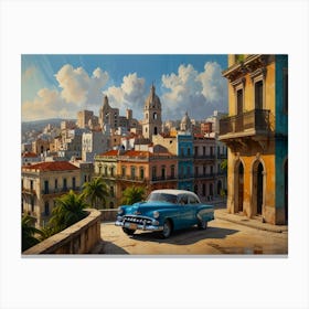  Havana City Canvas Print