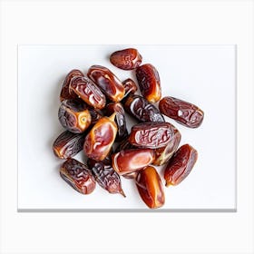 Dates On White Background 2 Canvas Print