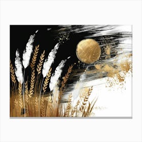 Gold Wheat Canvas Print