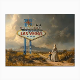 Lost in Vegas Canvas Print