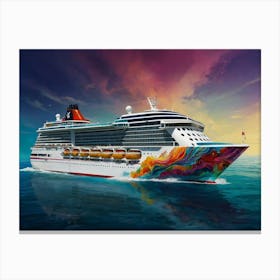 Norwegian Cruise Ship 1 Canvas Print