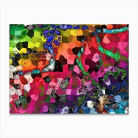 Abstraction Is A Modern Mosaic Canvas Print
