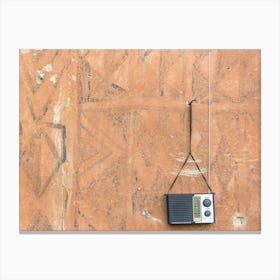 Radio On The Wall Canvas Print