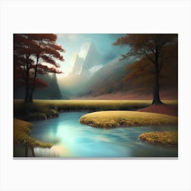 Landscape Painting 37 Canvas Print