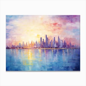 Sunset Cityscape Canvas Print