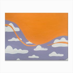 Cloudgirl Canvas Print