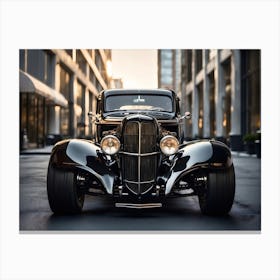 Hot rod vintage car 1 Canvas Print