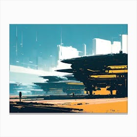 Futuristic City 6 Canvas Print