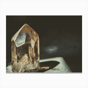 Smoky quartz Canvas Print