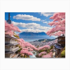 Cherry Blossoms In Japan 9 Canvas Print