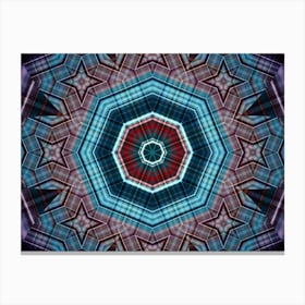 Abstraction Blue Rays Canvas Print