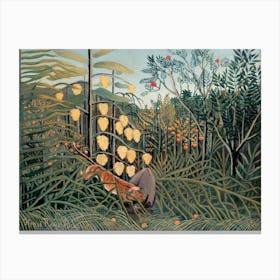 In A Tropical Forest, Henri Rousseau Canvas Print