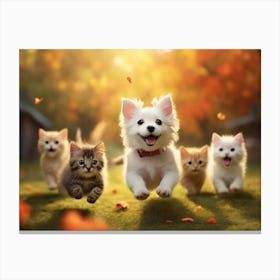 Cute Kittens 5 Canvas Print