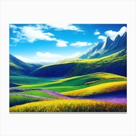 Landscape Wallpaper Canvas Print