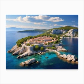 Croatia landscape Canvas Print