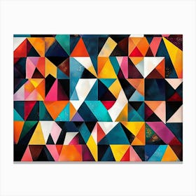 Triangles Canvas Print