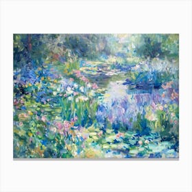 Water Lily Pond 1 Canvas Print