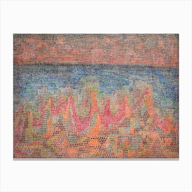 Cliffs On The Lake, Paul Klee Canvas Print