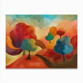 Autumn Trees 34 Canvas Print