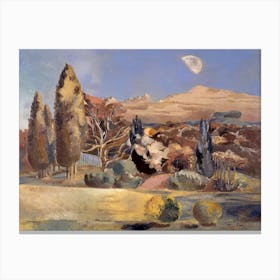 Landscape Of The Moon's First Quarter, Paul Nash Canvas Print