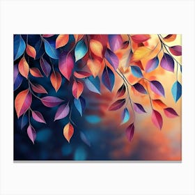 Autumn Leaves Wallpaper 1 Canvas Print