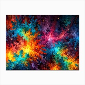 Abstract Abstract Fractal Canvas Print