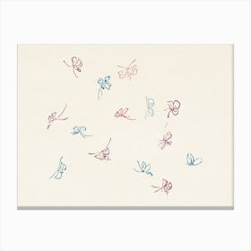 Vintage Butterfly, Cho Senshu Canvas Print