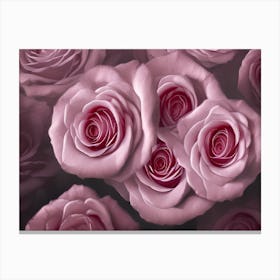 Pink Roses 11 Canvas Print