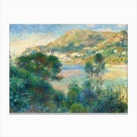 View Of Monte Carlo From Cap Martin, Pierre Auguste Renoir Canvas Print