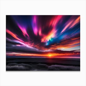 Sunset In The Sky 7 Canvas Print