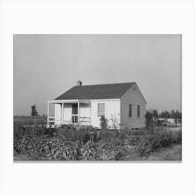 One Of The New Houses, Southeast Missouri Farms By Russell Lee Canvas Print