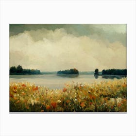 Summer Along The River Canvas Print