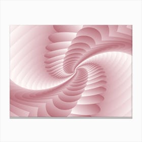 Pink Fractal Background Canvas Print