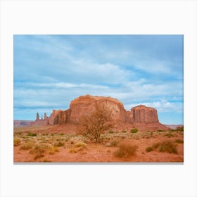 Monument Valley IX on Film Canvas Print