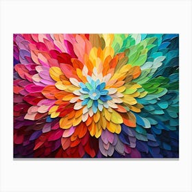 Colorful Flower Canvas Print