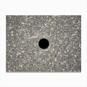 Supermassive Black Hole, Nasa Canvas Print