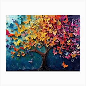 Butterfly Tree 18 Canvas Print