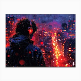 Night In The City 2 Canvas Print