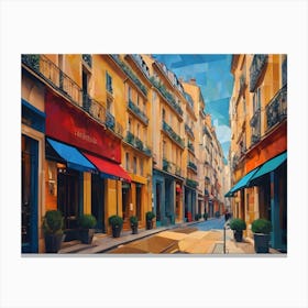 Paris Street 2 Canvas Print