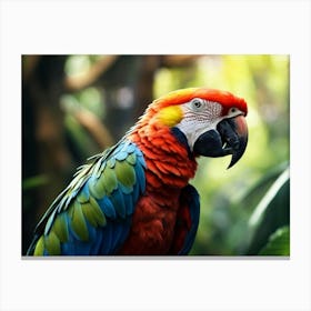 Colorful Parrot Canvas Print